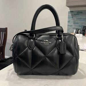 Coach Bag: Rowan Satchel (Diamond Quilted)